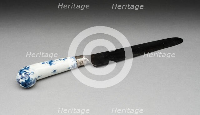 Knife, Worcester, c. 1760. Creator: Royal Worcester.
