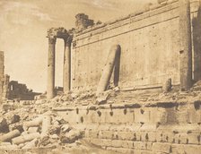 Vue du Temple de Jupiter, à Baâlbek (Héliopolis), September 15, 1850. Creator: Maxime du Camp.