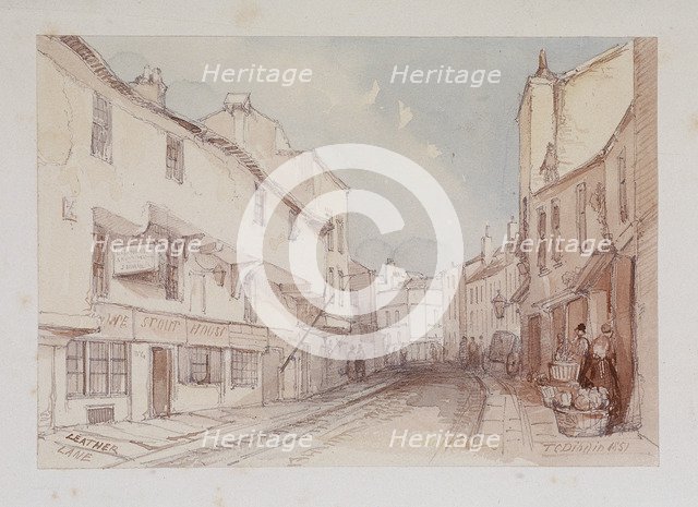 Leather Lane, London, 1851. Artist: Anon