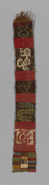 Fragment (Band), Peru, A.D. 800/1100. Creator: Unknown.