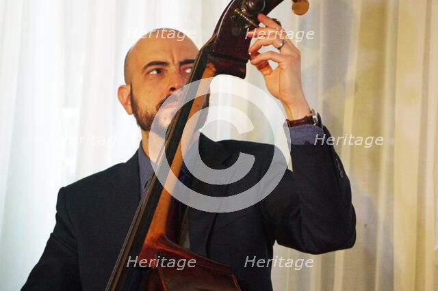 Dario Di Lecce, Scott Hamiltpn Quartet, Watermill Jazz Club, Dorking, Surrey, 2022. Creator: Brian O'Connor.