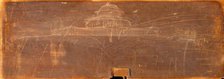 Sketch for Ohio State Capitol Design, c. 1838. Creator: Thomas Cole.