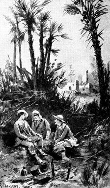 The Spanish-American War: Spanish outposts in Cuba: wire defences in use by the Spanish troops, 1898 Creator: Unknown.