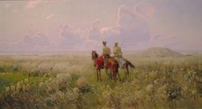 Cossacks in the Steppe, 1900s. Artist: Vasilkovsky, Sergei Ivanovich (1854-1917)