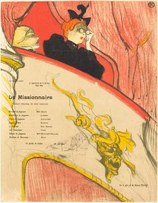 Le Missionnaire, 1894. Creator: Henri de Toulouse-Lautrec.