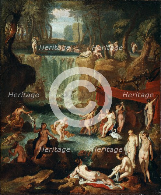 Diana and Actaeon', 1743. Creator: Prenner, Georg Kaspar, von (1720-1766).