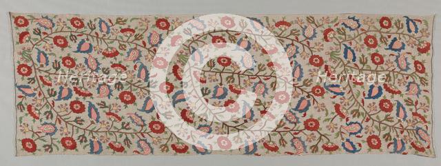 Bolster Cover, 19th century. Creator: Unknown.