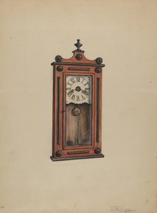 Clock, 1936. Creator: Lawrence Phillips.