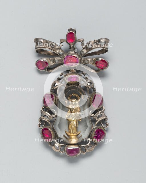 Pendant with the Virgin, Spain, c. 1650-c. 1700. Creator: Unknown.