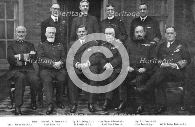 Inter-allied Solidarity; The Inter-Allied Naval Council, meeting for the first time.., 1918. Creator: Unknown.