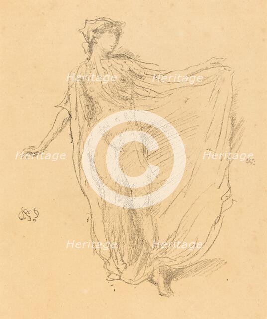 The Dancing Girl, 1889. Creator: James Abbott McNeill Whistler.