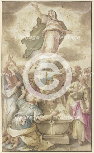 Assumption of Mary, 1599. Creator: Johannes Rottenhammer the elder.