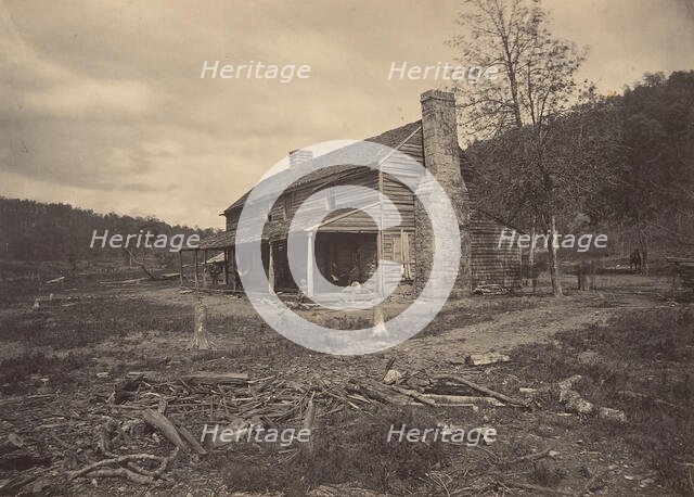 The John Ross House, Ringold, Georgia, 1860s. Creator: George N. Barnard.