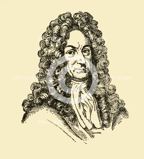 'Gottfried Wilhelm Leibniz', (1933).  Creator: Unknown.