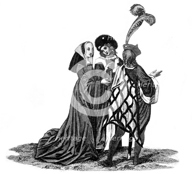 Early pyramidal headdress, late 15th-early 16th century, (1910). Artist: Unknown