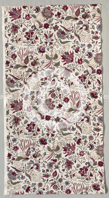 Fragment of a Quilted Skirt, c. 1785. Creator: Unknown.