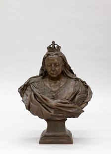 Bust of Queen Victoria in old age, 1892-1901. Creator: Edward Onslow Ford.