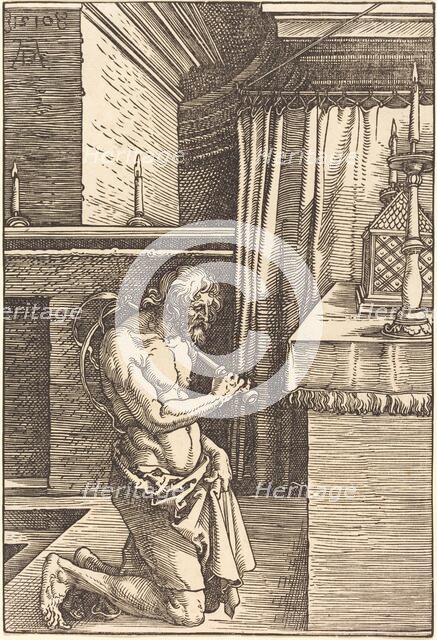 King David Doing Penance, 1510. Creator: Albrecht Durer.