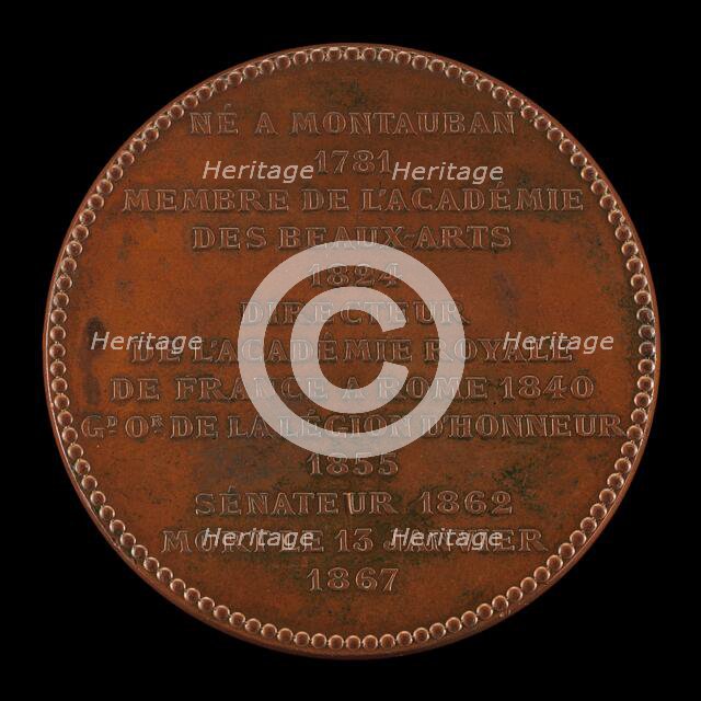 Inscription [reverse], 1867. Creator: Jean Baptiste Eugène Farochon.