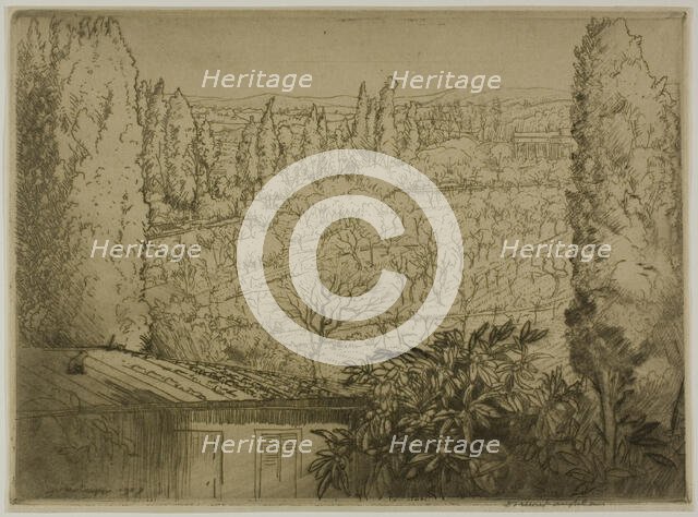 Tuscany, 1909. Creator: Donald Shaw MacLaughlan.