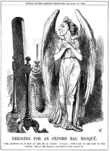 Benjamin Disraeli, British Conservative, cartoon from 'Punch', 1864. Artist: John Tenniel
