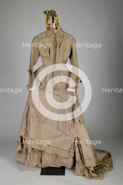 Wedding Dress, American, 1876. Creator: Unknown.