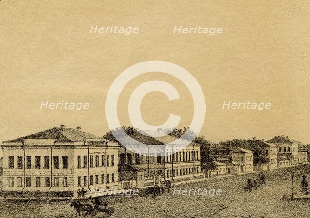 School for Boys Millionnaia Street, 1886. Creator: Pavel Mikhailovich Kosharov.