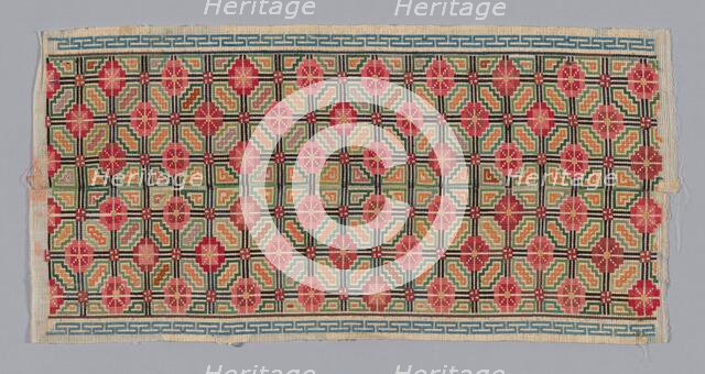 Panel (Trouser Band), China, Qing dynasty (1644-1911), 1875/1900. Creator: Unknown.