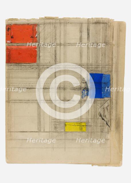 Study for a Composition, 1940-41. Creator: Piet Mondrian.