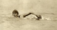 Gertrude Ederle, first woman to swim the Channel, 1926, (1935). Creator: Unknown.