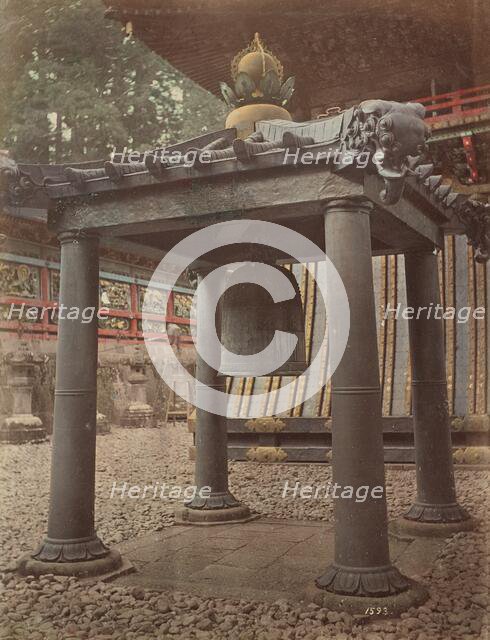 Korean Bell at Nikko, 1870s-1890s. Creator: Kusakabe Kimbei.