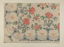 Printed Textile, 1935/1942. Creator: Edward Kibbee.