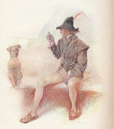 'Launce and his Dog', 1903, (1903). Artist: Philip William May.