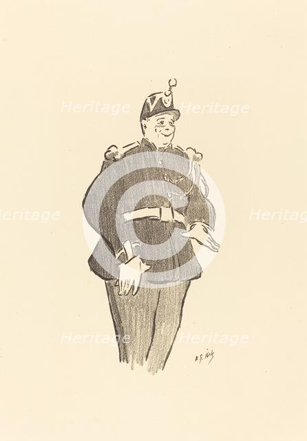 Gendarme, 1893. Creator: Henri-Gabriel Ibels.