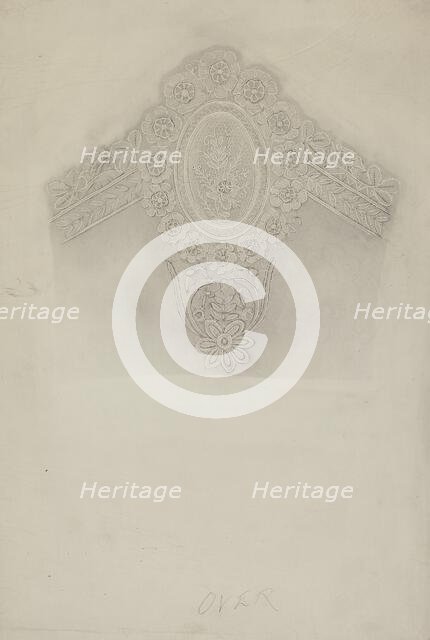 Lace Collar, 1935/1942. Creator: Richard Whitaker.