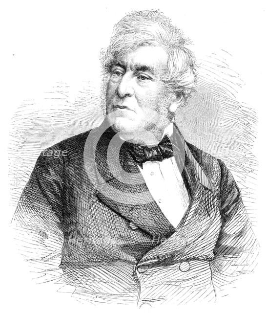 The Hon. William Shee, one of the Judges of the Court of Queen's Bench, 1864. Creator: Unknown.