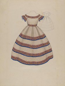 Child's Dress, c. 1936. Creator: Melita Hofmann.