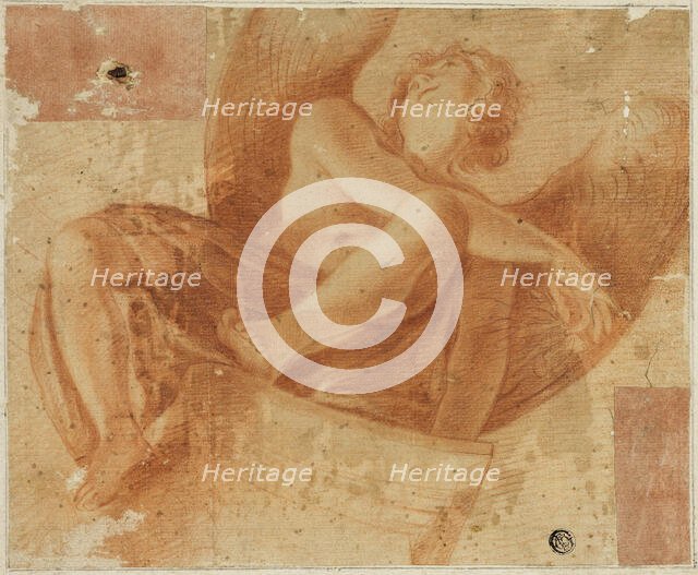 Foreshortened Angel, 1522/30. Creators: Correggio, Unknown.