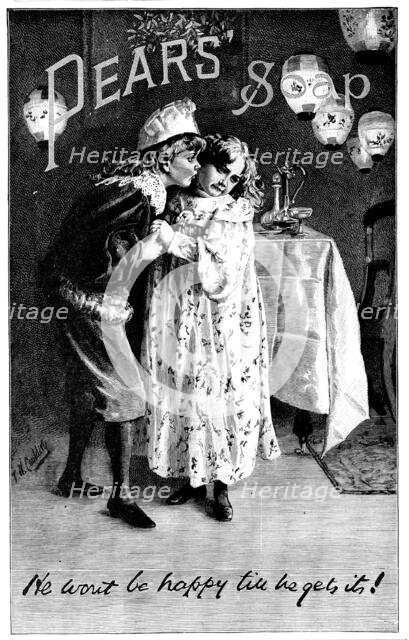 Advertisement for Pears' Soap, 1895. Creator: Unknown.