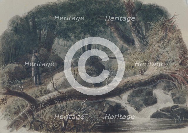 The Entrance to a Wood, 1836. Creator: Robert Walter Weir.