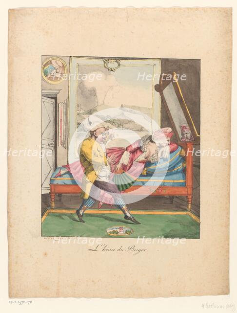 Shepherd's hour, 1818. Creators: Anon, Aaron Martinet.