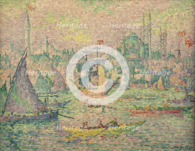 The Golden Horn, Mist, 1907. Creator: Signac, Paul (1863-1935).