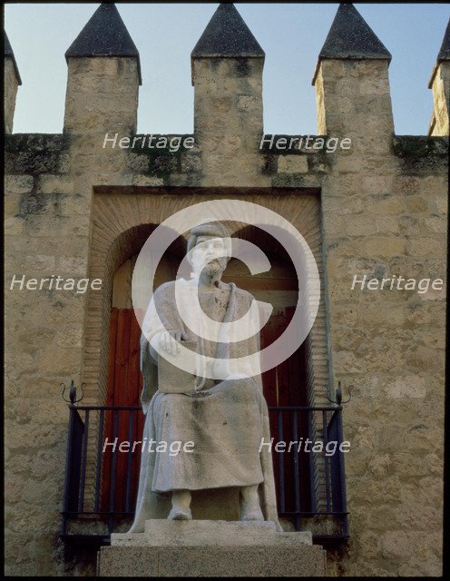Monument in the city of Córdoba dedicated to Averroes (1126-1198), philosopher, lawyer, doctor an…