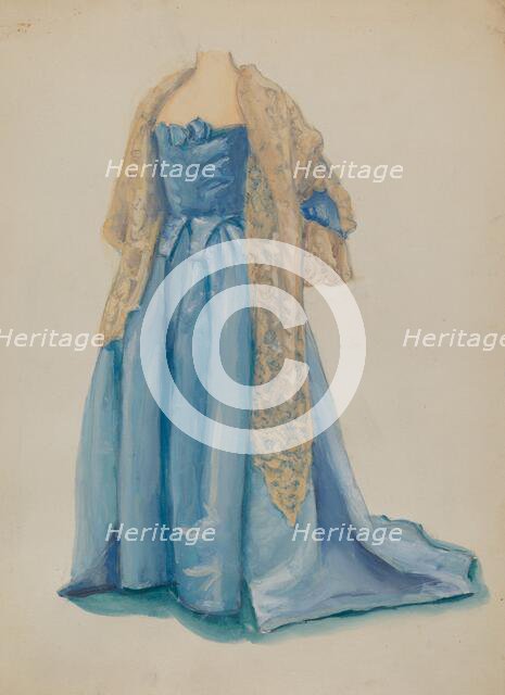 Dress, c. 1936. Creator: Marie Mitchell.