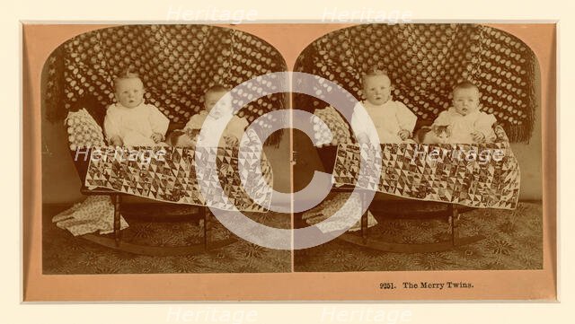 The Merry Twins, New Hampshire, . Creator: BW Kilburn.