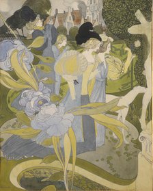Le Jardin d'Armide (The Garden of Armida), 1897. Creator: Feure, Georges de (1868-1928).
