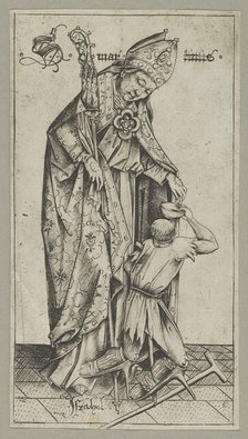 Saint Martin,.n.d. Creator: Israhel van Meckenem.