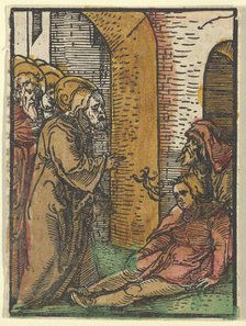 Christ Healing the Possessed, from Das Plenarium, 1517. Creator: Hans Schäufelein the Elder.