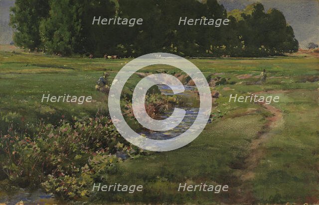 The Babbling Brook, n.d. Creator: William Henry Holmes.