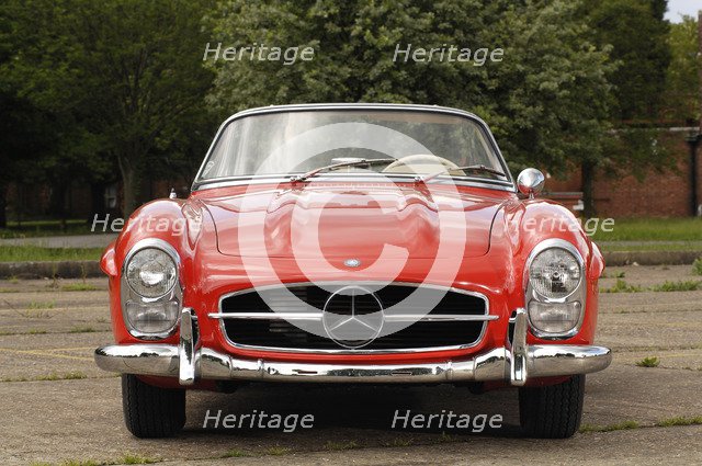 1961 Mercedes Benz 300SL Artist: Unknown.